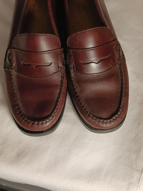 Bass Weejuns Women's Katherine ll Brown Leather Penny Loafers - Picture 2 of 9